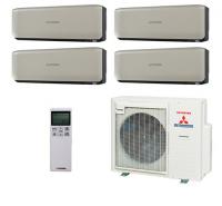 Мультисплит система Mitsubishi Heavy SRK20ZS-WT х 2 + SRK25ZS-WT + SRK35ZS-WT / SCM80ZS-W фото в интернет-магазине AIR-RUS.RU