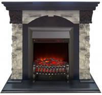 Электрокамин Real Flame Dublin ROCK с очагом Fobos Lux