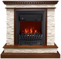 Электрокамин Royal Flame Calgary сланец беж с очагом Aspen Black