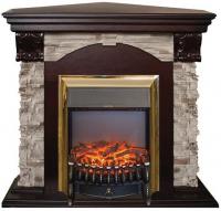 Электрокамин угловой Real Flame Dublin ROCK с очагом Fobos Lux