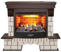 Электрокамин Real Flame Stone new с очагом 3D Firestar 25.5