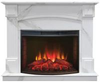 Электрокамин Real Flame Carolina Marble с очагом Sparta / Evrika 25.5