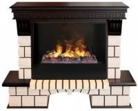 Электрокамин (очаг+портал) Real Flame Stone с очагом 3D Cassette 630