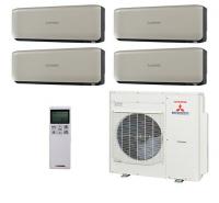 Мультисплит система Mitsubishi Heavy SRK20ZS-WT x 3 + SRK50ZS-WT / SCM100ZS-W фото в интернет-магазине AIR-RUS.RU