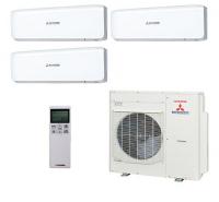 Мульти-сплит система Mitsubishi Heavy SRK25ZS-W + SRK35ZS-W + SRK50ZS-W / SCM100ZS-W фото в интернет-магазине AIR-RUS.RU