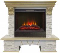 Электрокамин Real Flame Rockland LUX с очагом Sparta 25.5