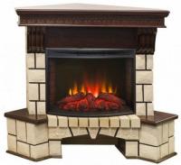 Электрокамин Real Flame угловой Stone new с очагом Evrika 25.5