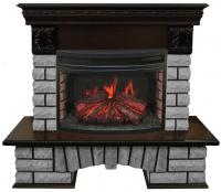Электрокамин Real Flame Country LUX Rock с очагом Firefield 25