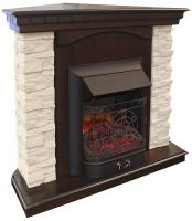 Электрокамин угловой Real Flame Elford с очагом Majestic Lux