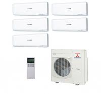 Мульти-сплит система Mitsubishi Heavy SRK20ZSX-W x 5 / SCM100ZS-W фото в интернет-магазине AIR-RUS.RU