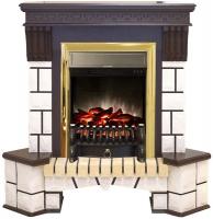 Электрокамин угловой Real Flame Stone new с очагом Fobos Lux