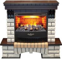 Электрокамин Real Flame Country античный дуб с очагом 3D Firestar 25.5