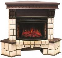 Электрокамин Real Flame угловой Stone new с очагом Firefield 25